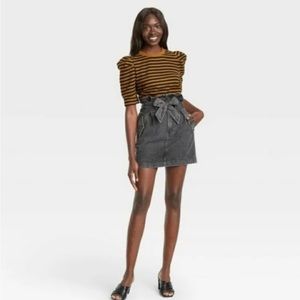 Who What Wear Elbow Puff Shirt Size Small